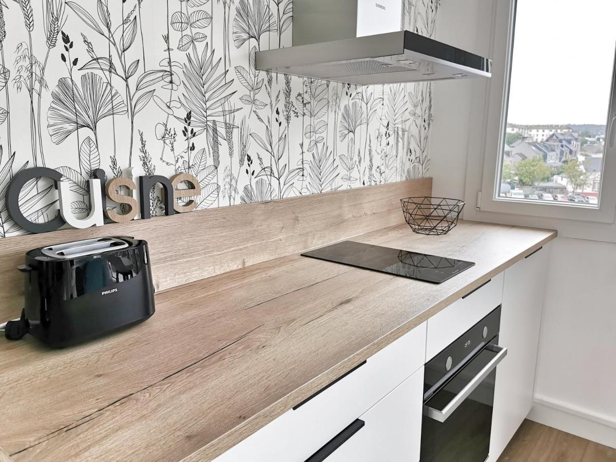 Appartement Lumineux Avec Balcon Et Parking Cherbourg-en-Cotentin Exterior foto